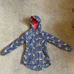Cat & Jack rainbow raincoat sz Small